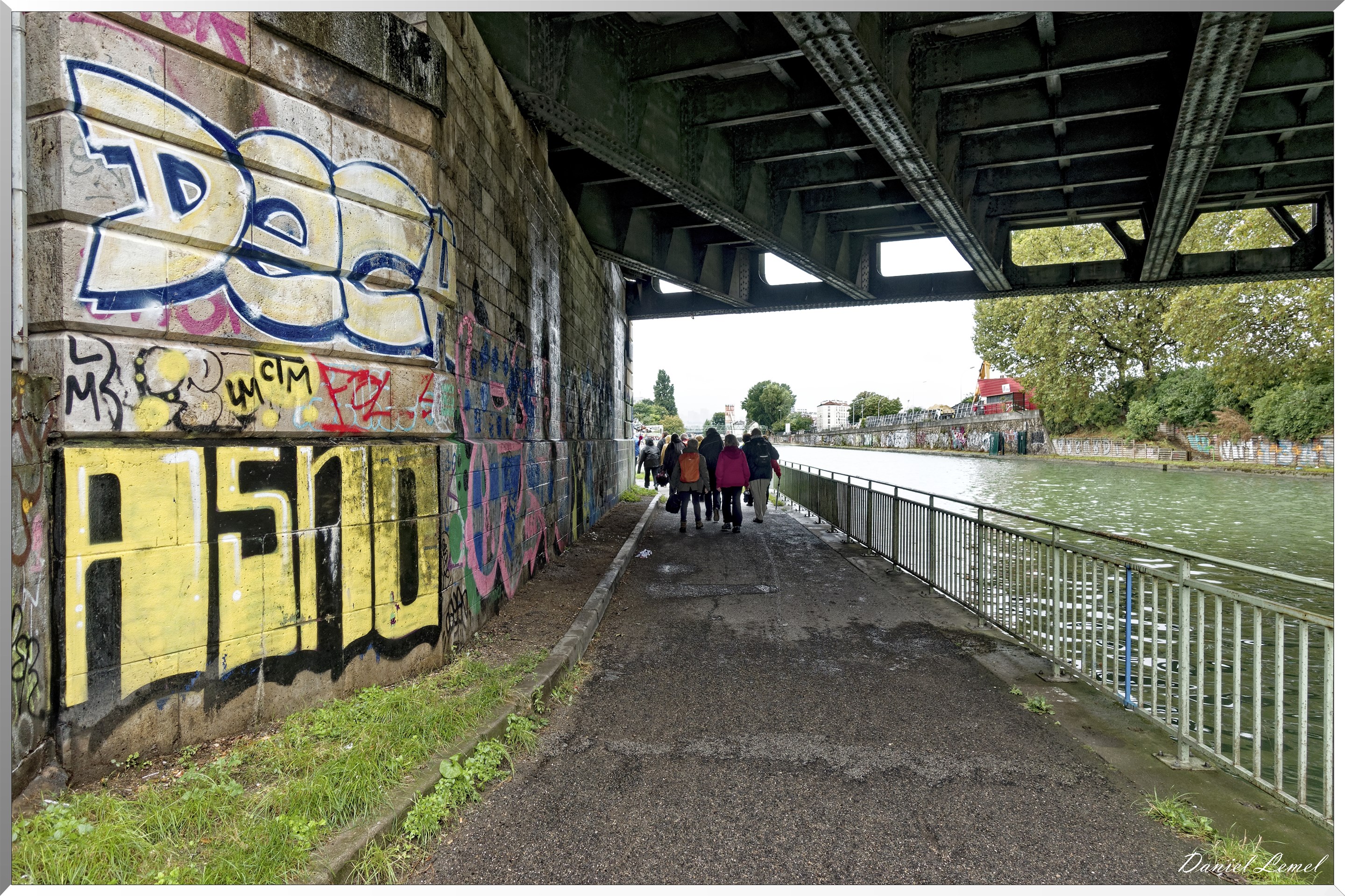 Paris- Le canal St-Denis, le canal St-Martin