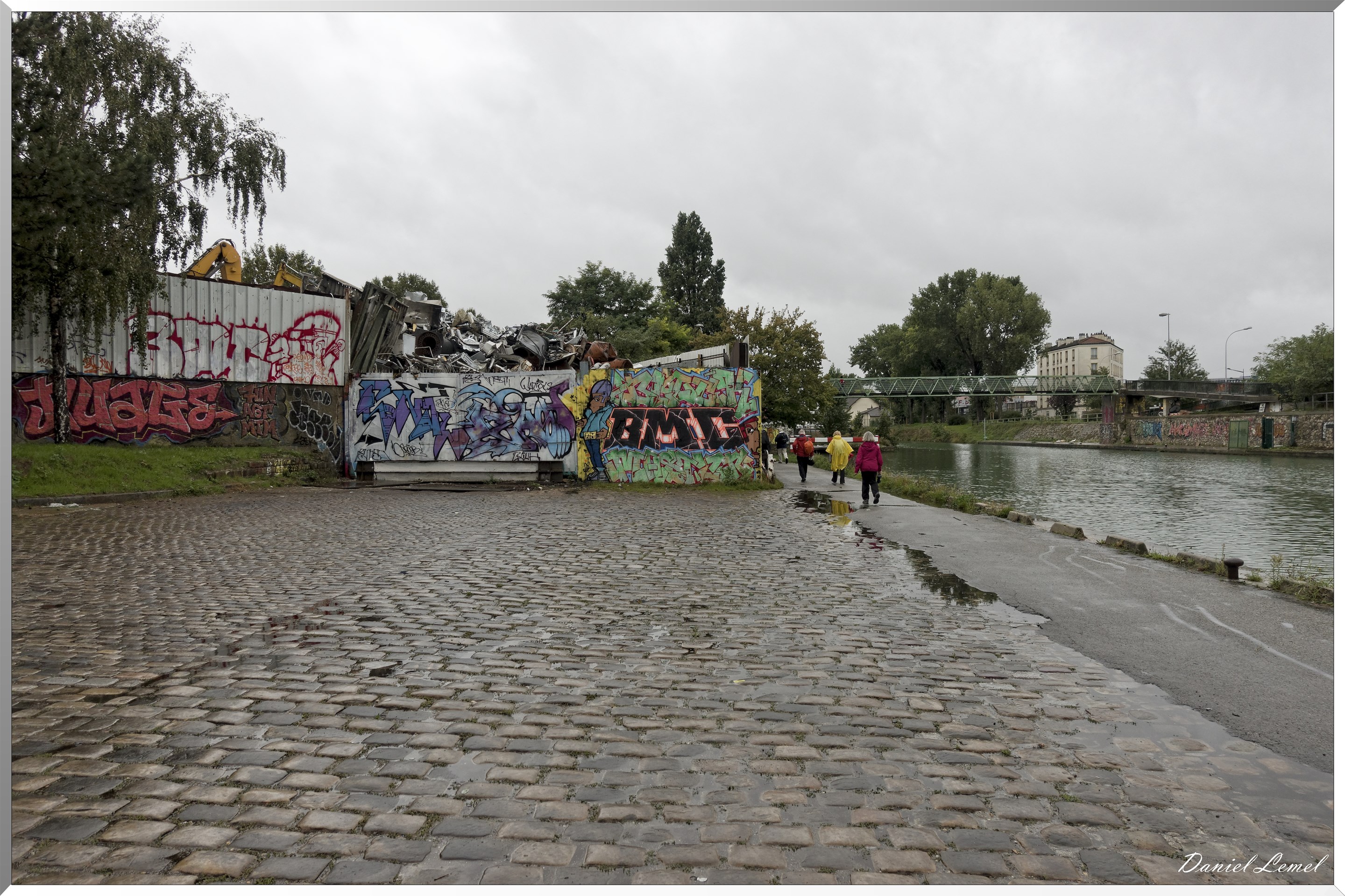 Paris- Le canal St-Denis, le canal St-Martin