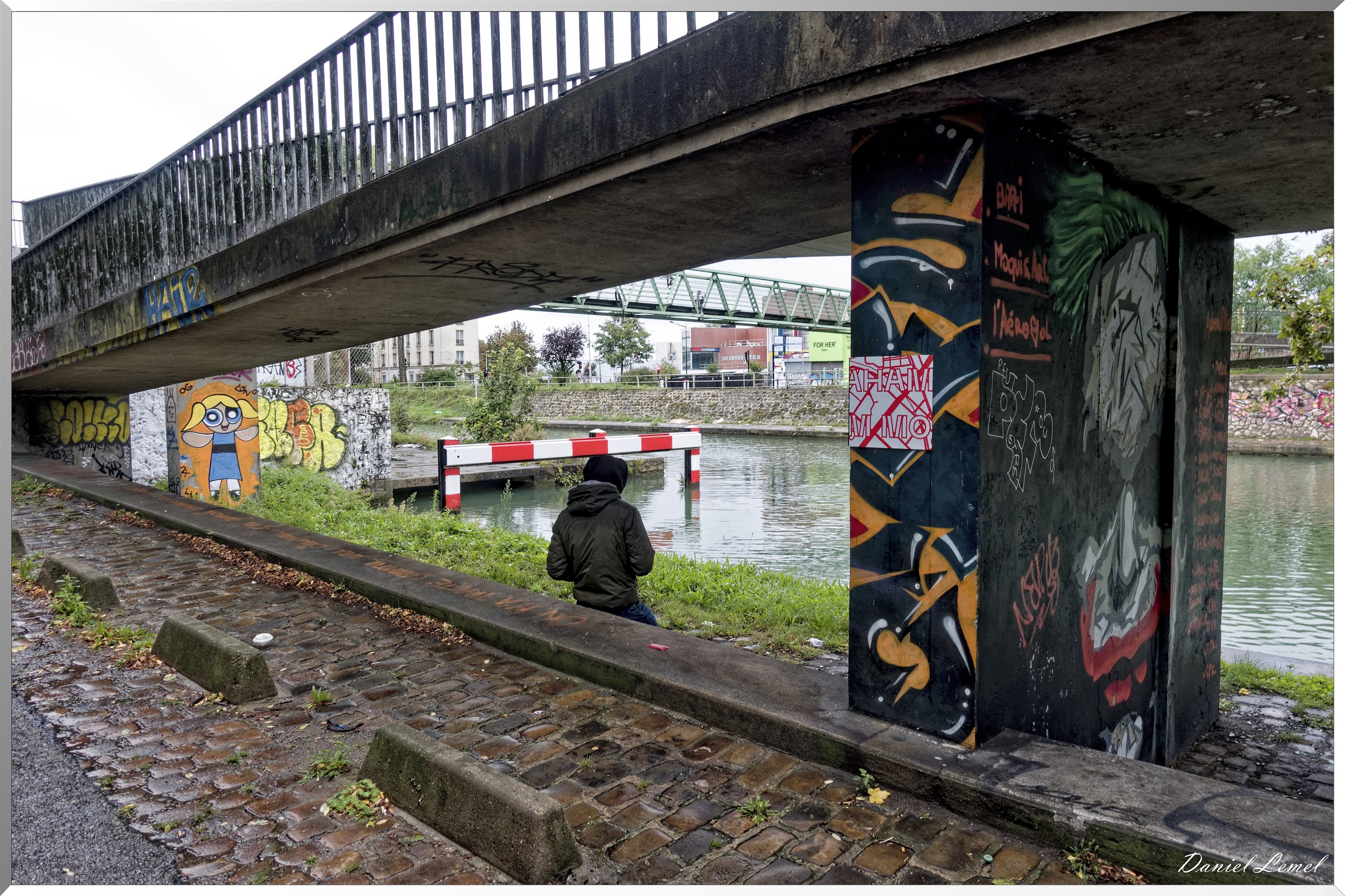 Paris- Le canal St-Denis, le canal St-Martin
