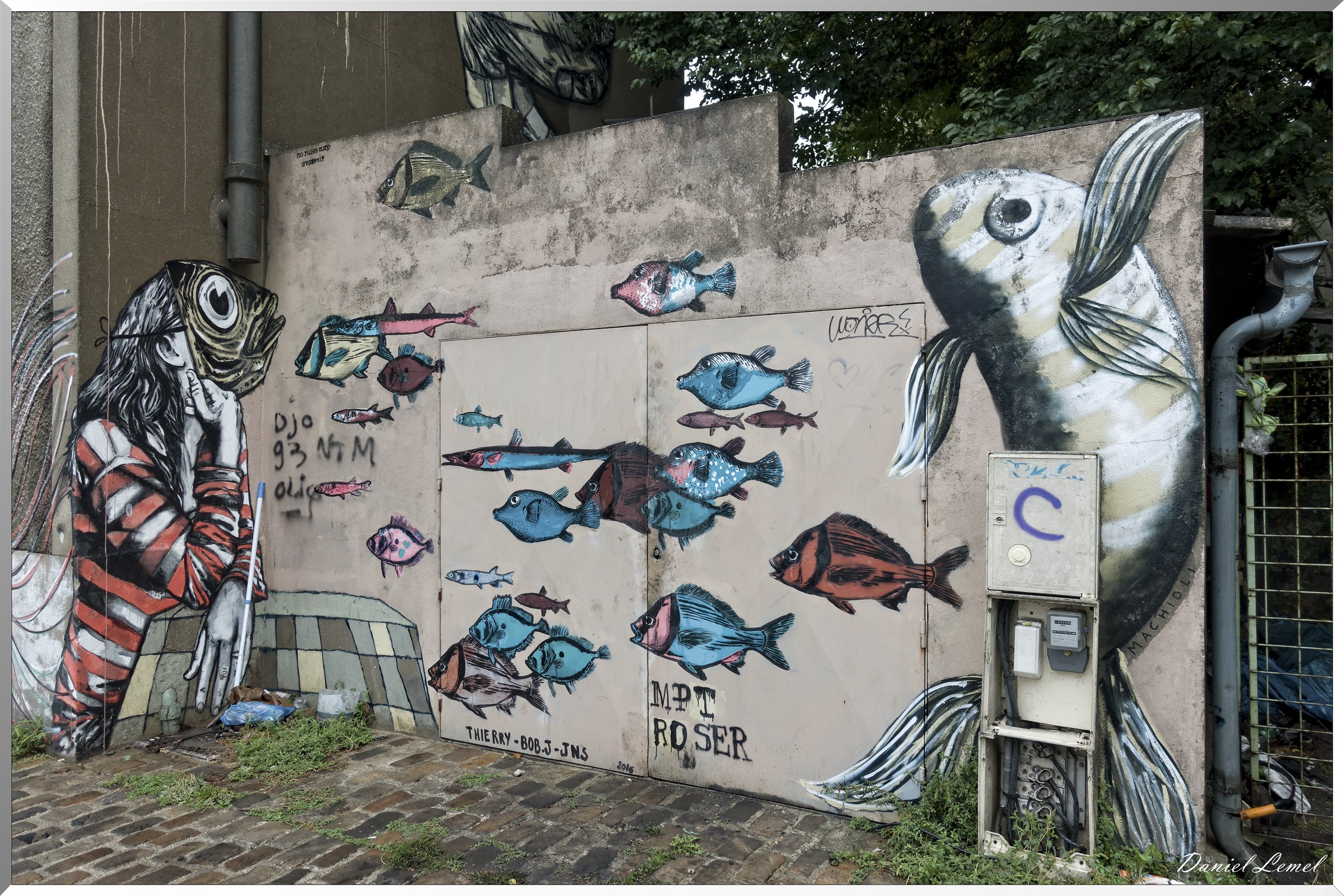 Paris- Le canal St-Denis, le canal St-Martin