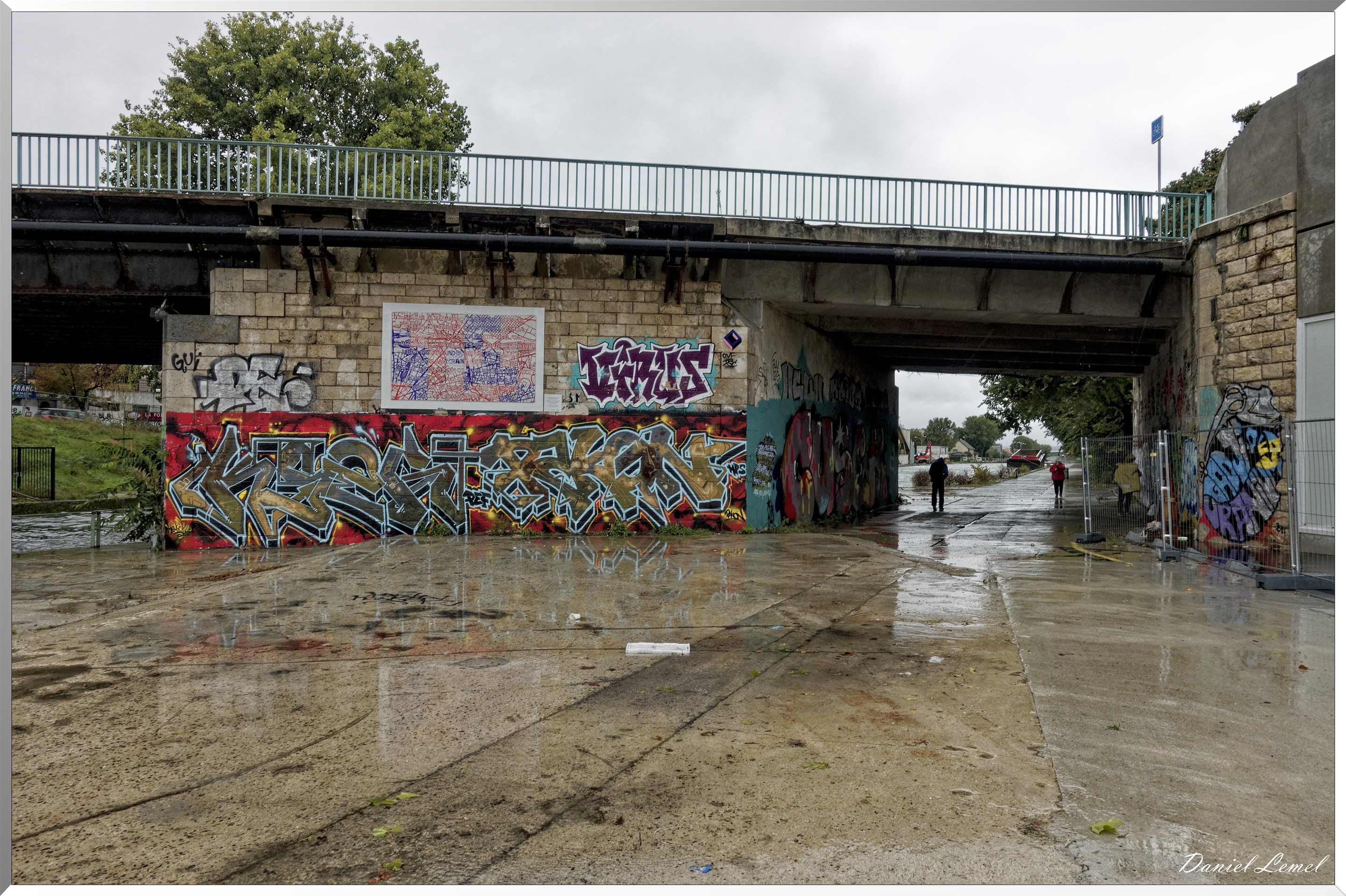 Paris- Le canal St-Denis, le canal St-Martin