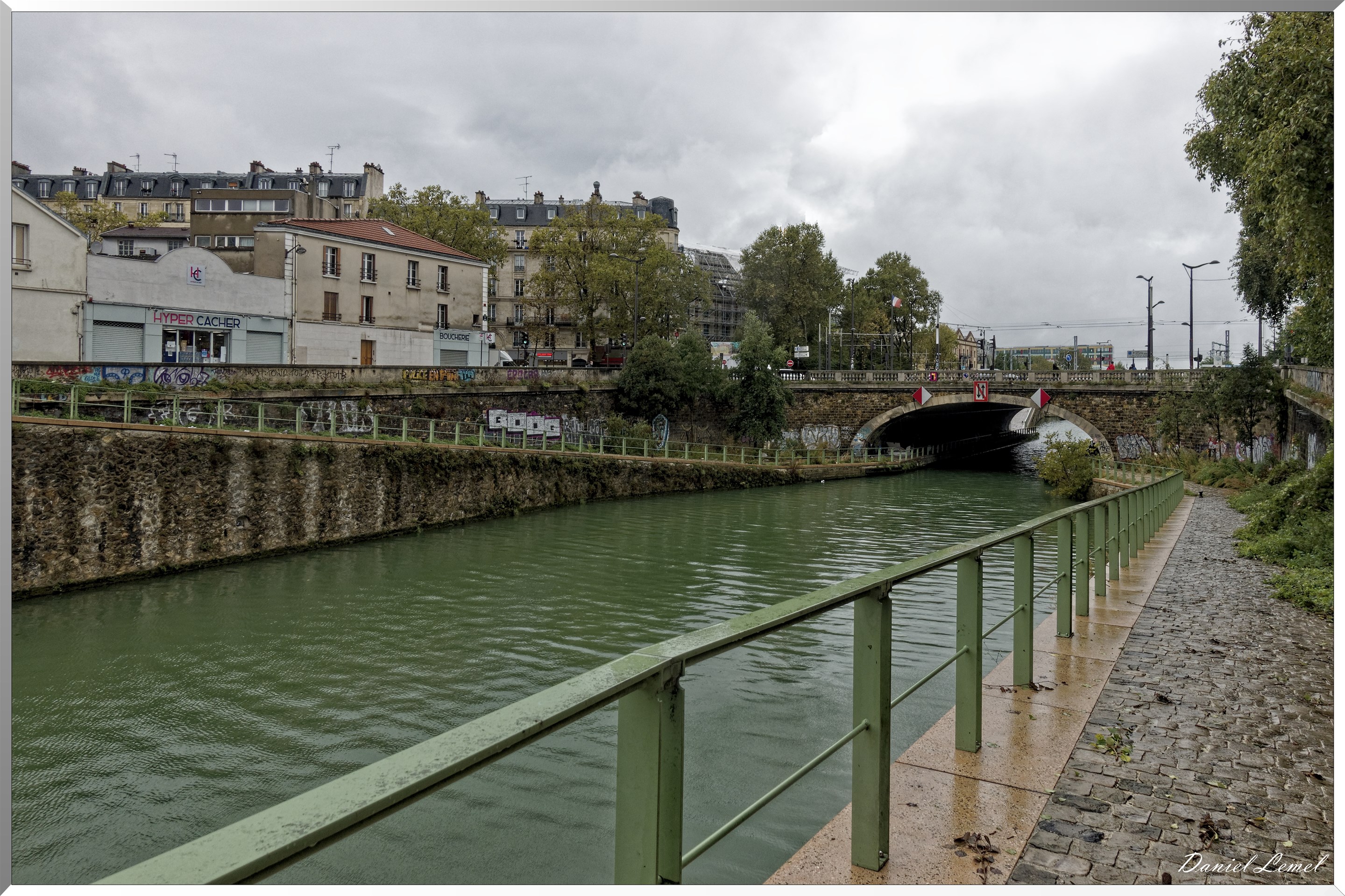 Paris- Le canal St-Denis, le canal St-Martin