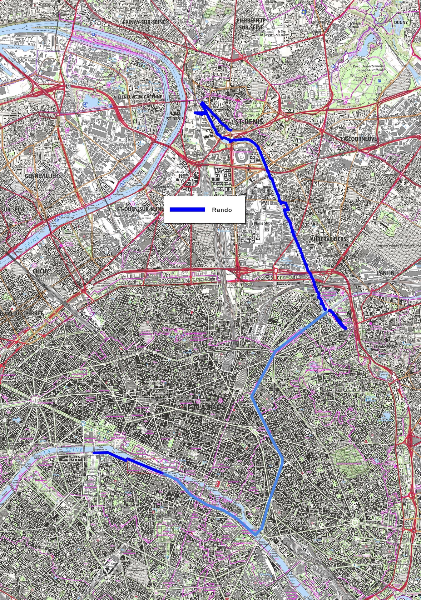 Paris- Le canal St-Denis, le canal St-Martin