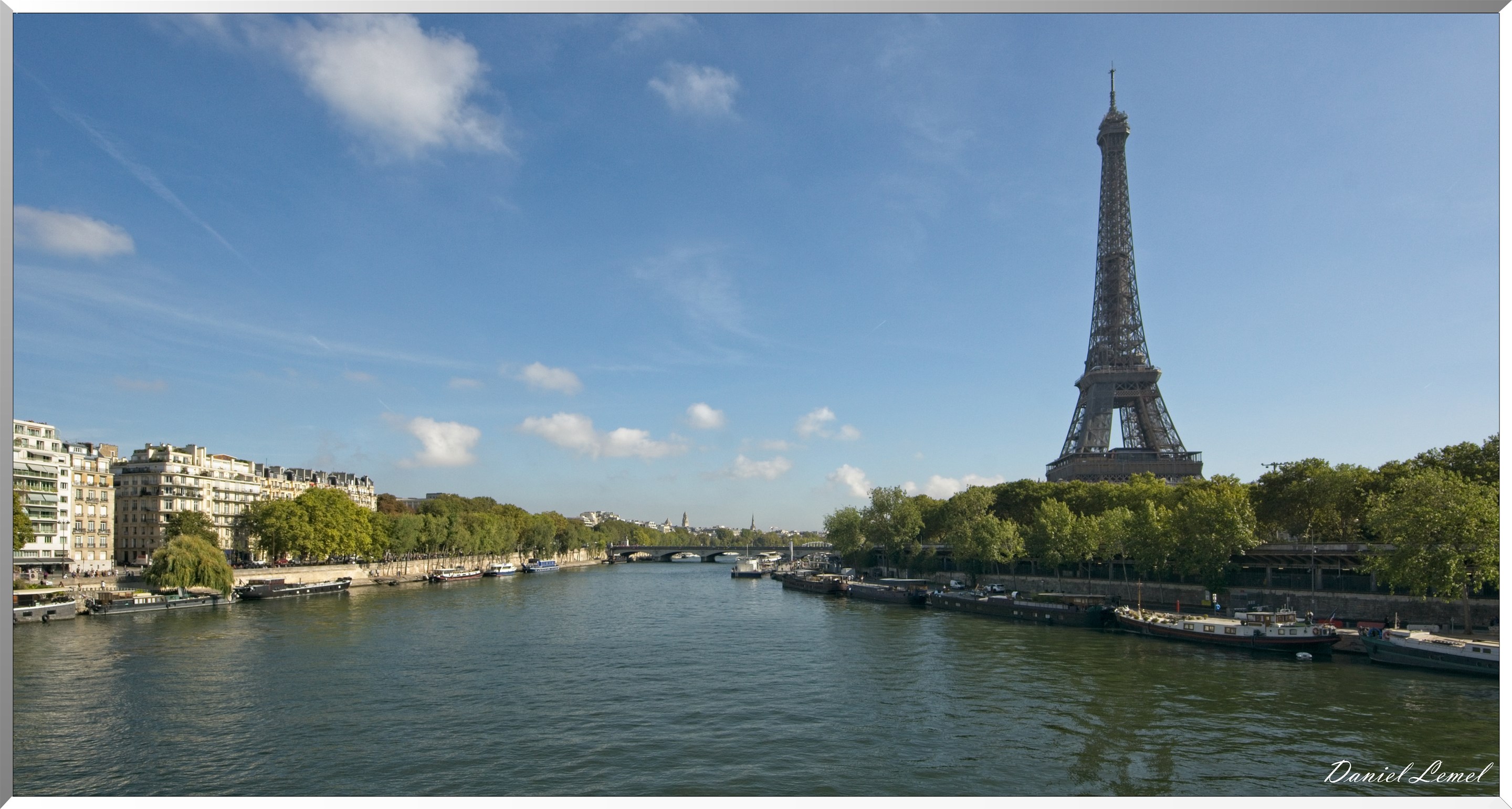 Vue sur la tour Eiffel