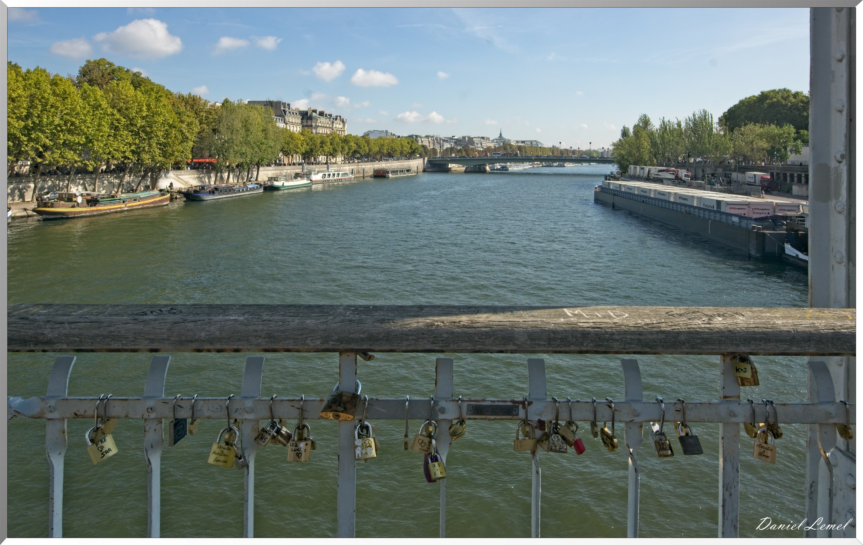 Pont d'Iéna vue de la passerelle Debilly