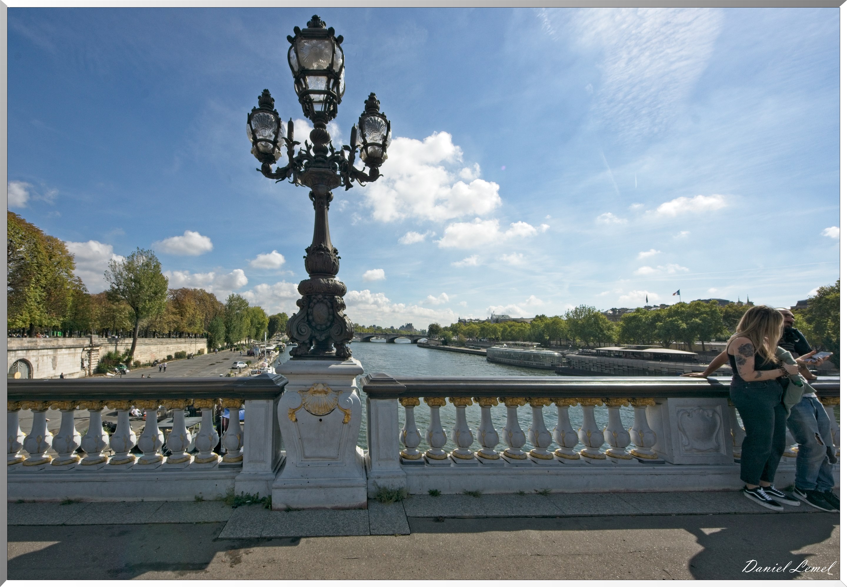 Le pont Alexandre III - Lampadaire