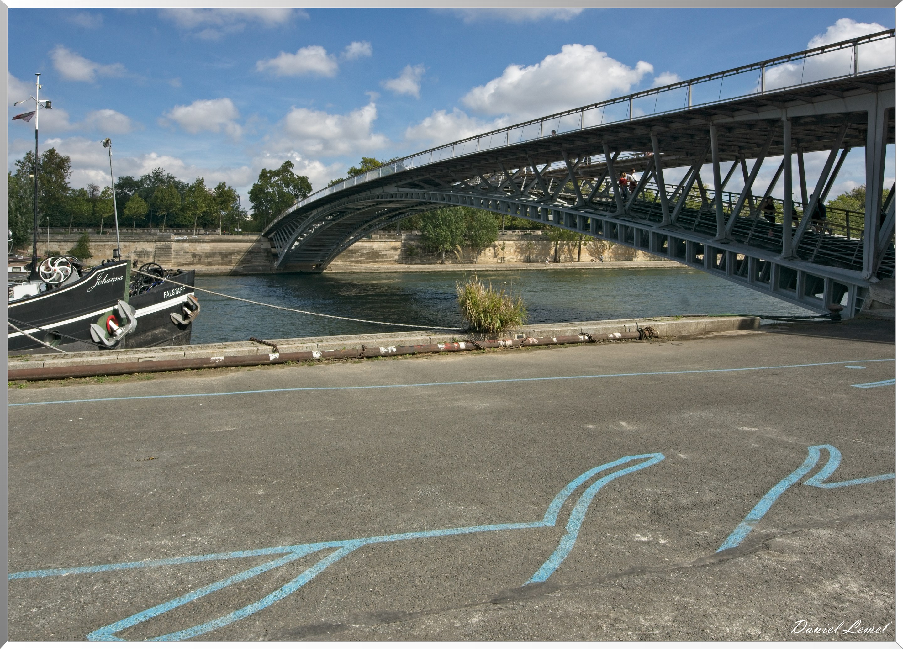 La passerelle Léopold-Sédar-Senghor