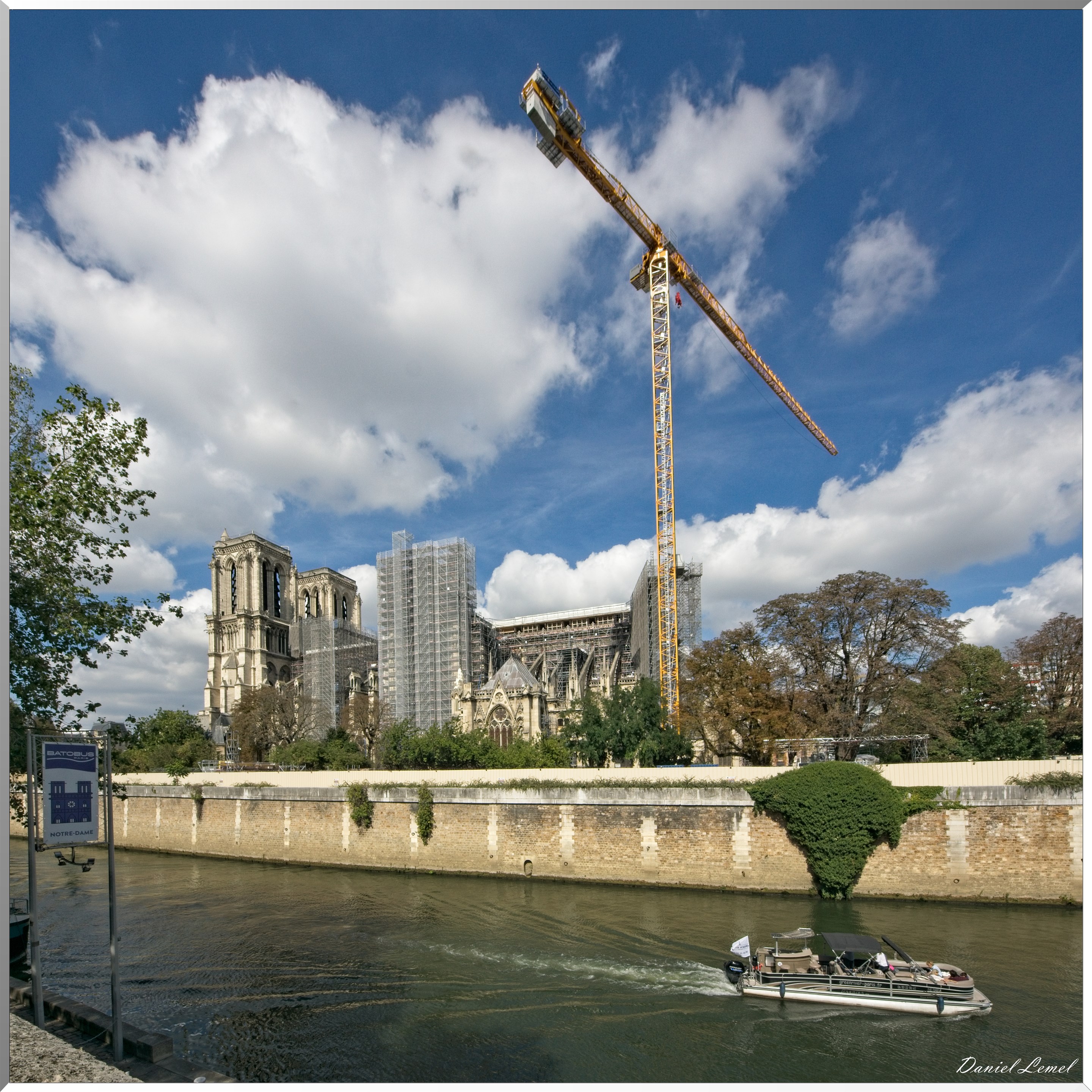 Notre-Dame de Paris en travaux