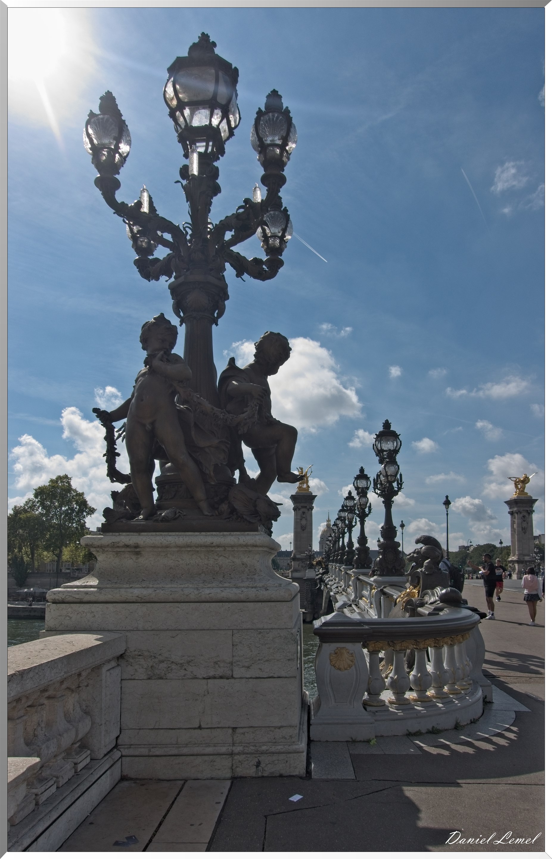 Le pont Alexandre III - Lampadaire