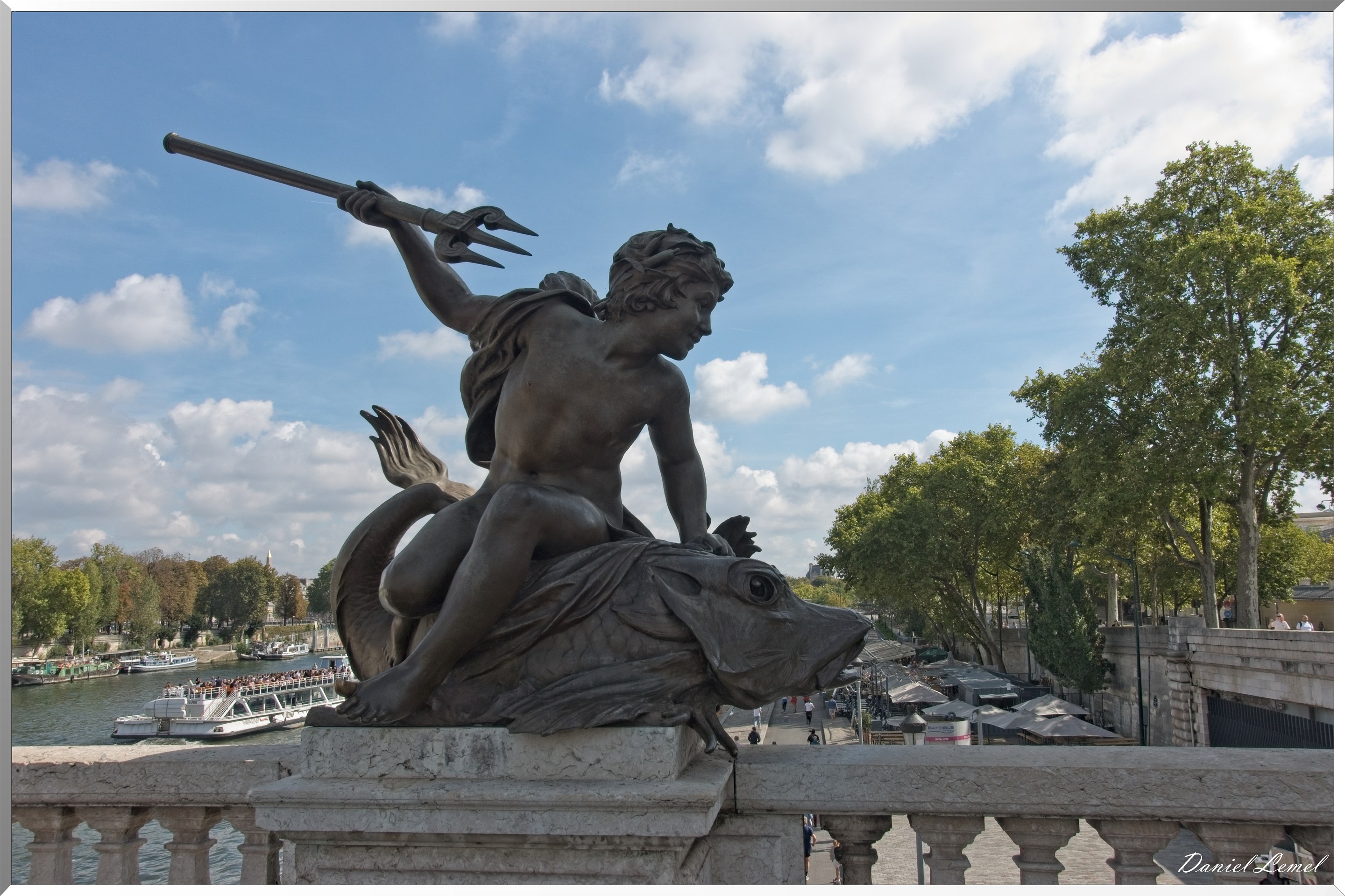 Le pont Alexandre III -  Les sculptures du pont