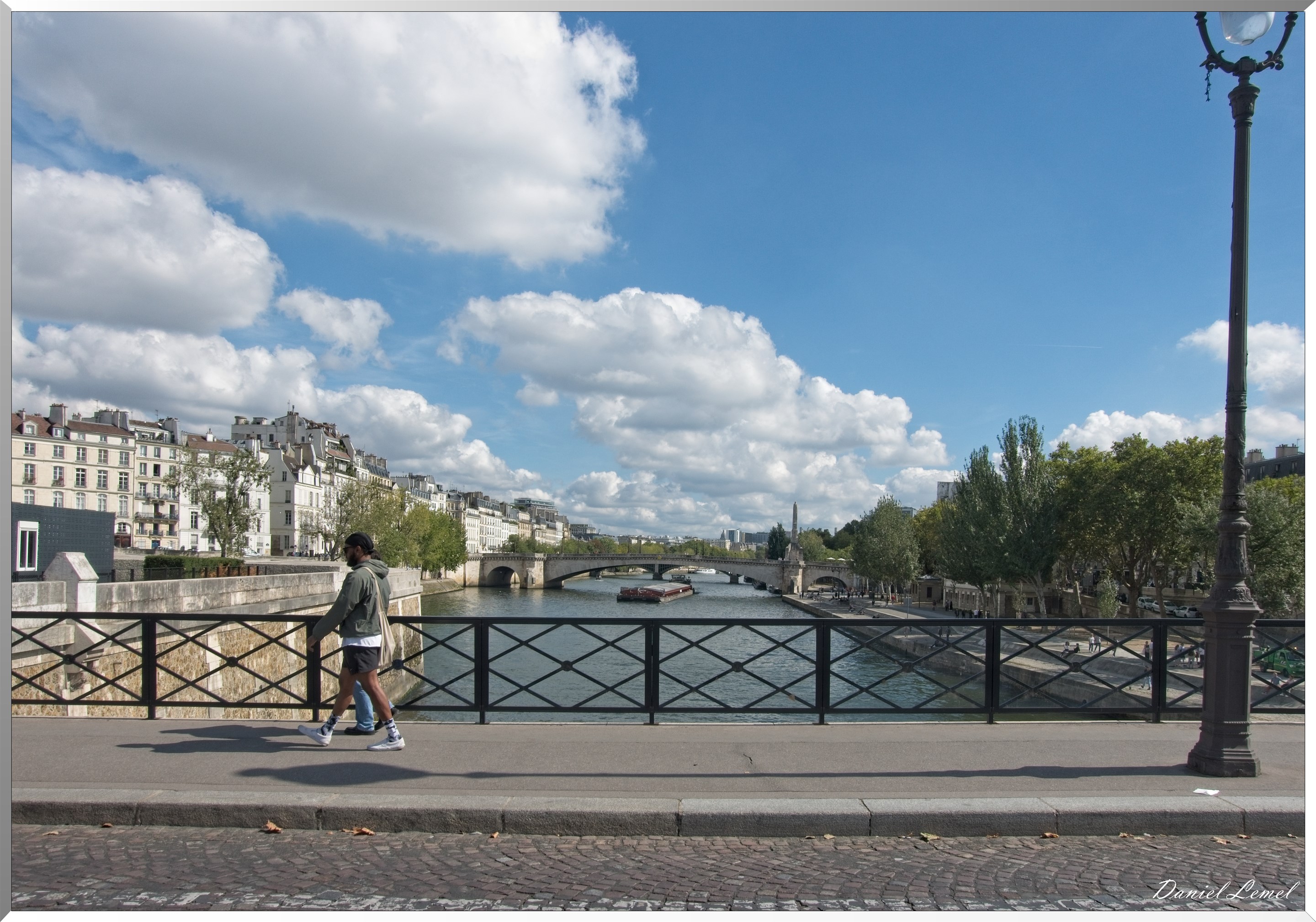 Le pont de la Tournelle vue du pont de l'Archevêché