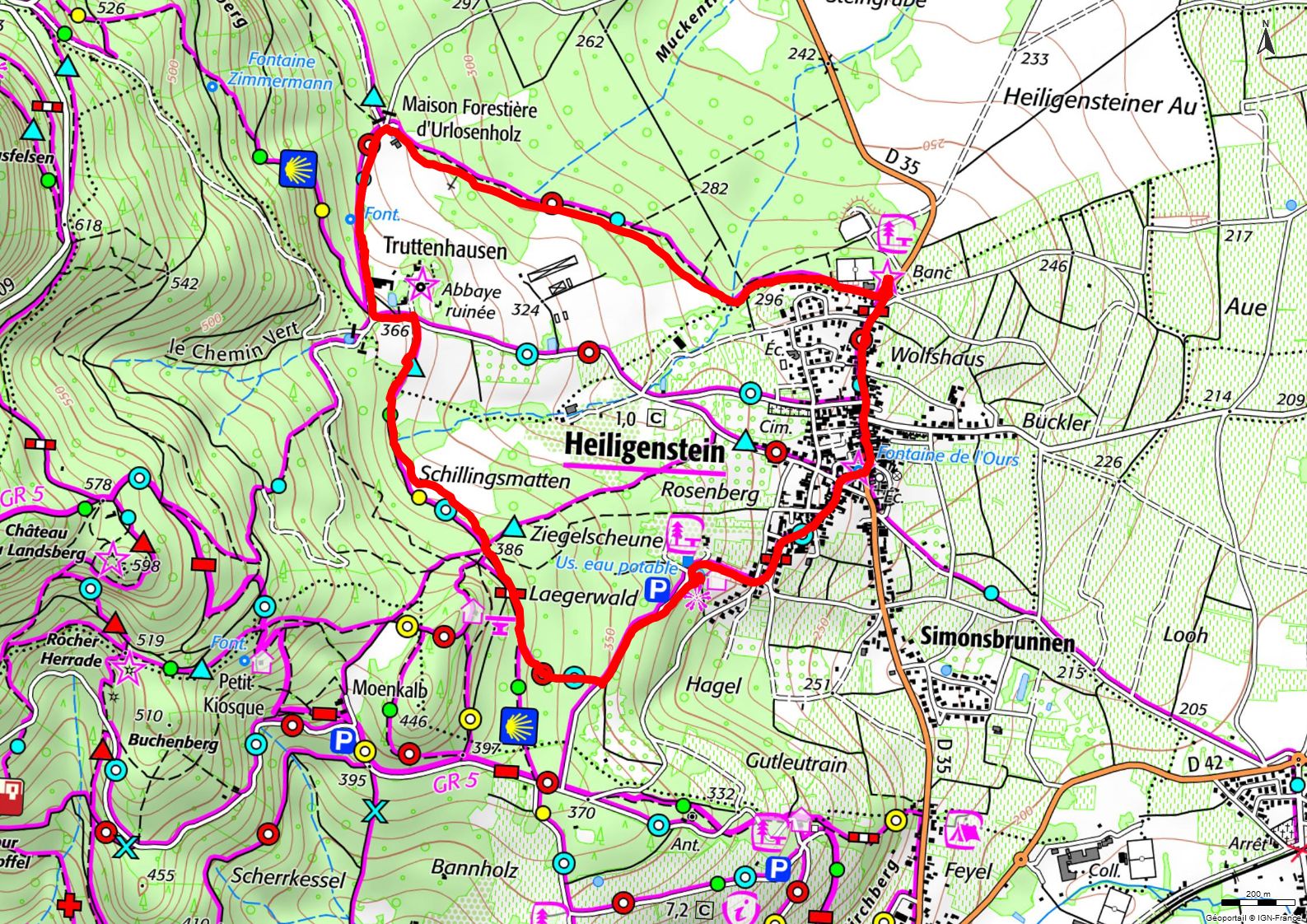 Rando - Heiligenstein