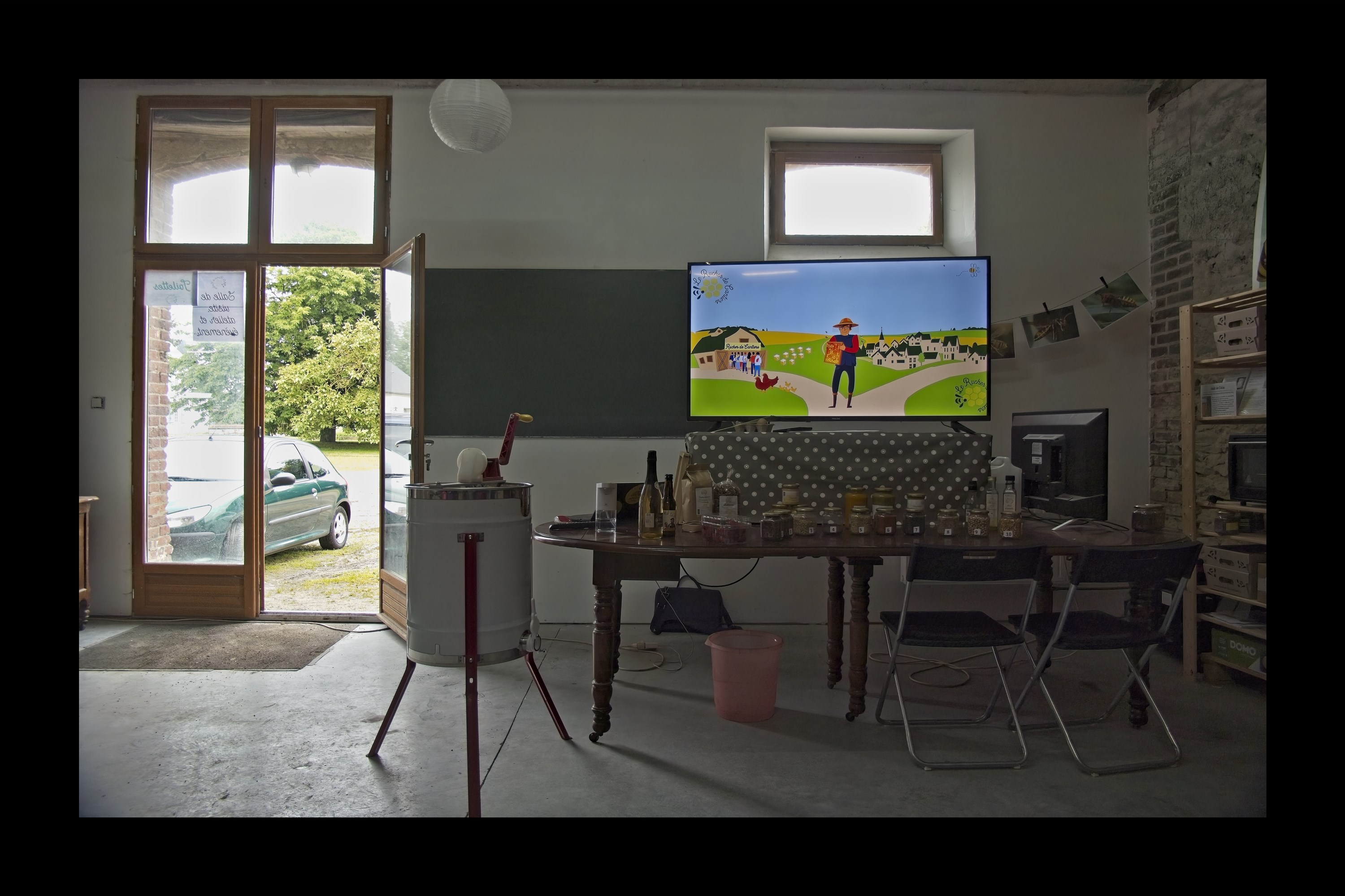 Visite du Rucher de Cantiers