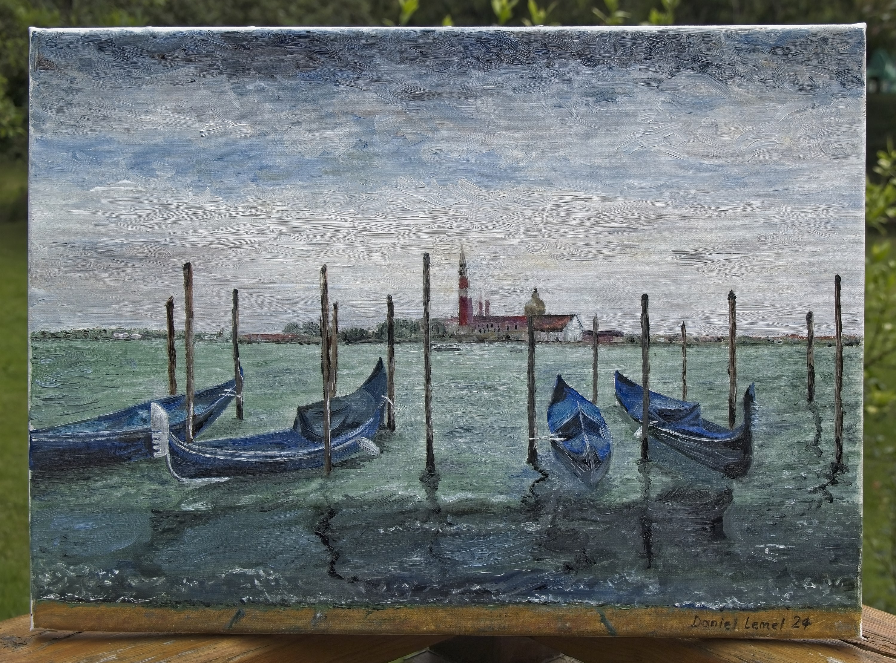 Les gondoles à Venise (Italie)