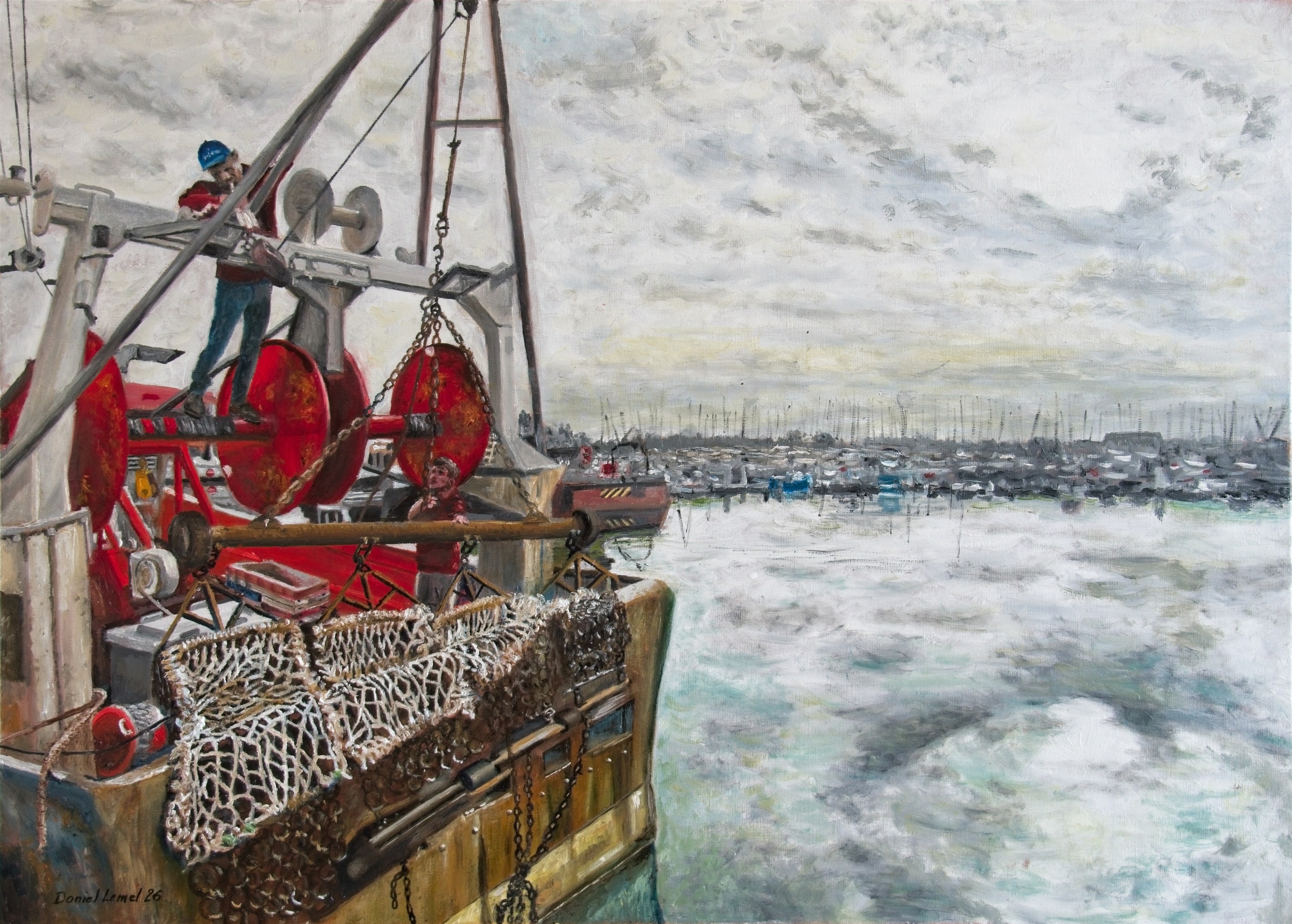 Chalutier coquilles Saint-Jacques - Saint-Vaast-la Hougue - (Manche)