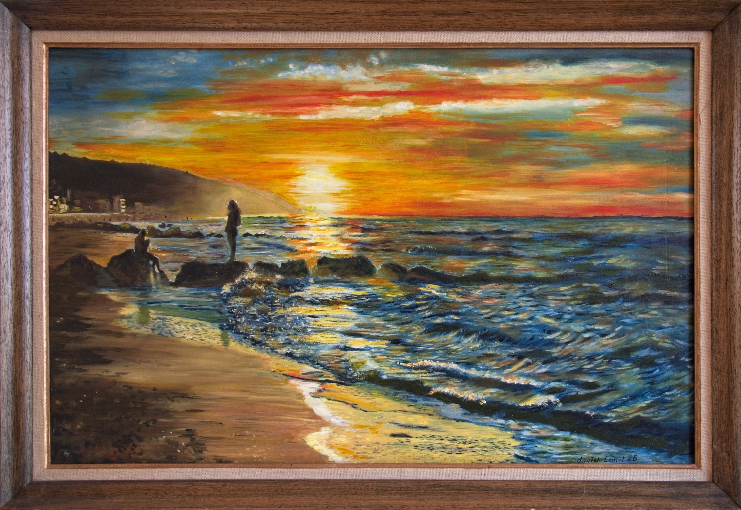 Coucher de soleil - Villers-sur-Mer - (Calvados)