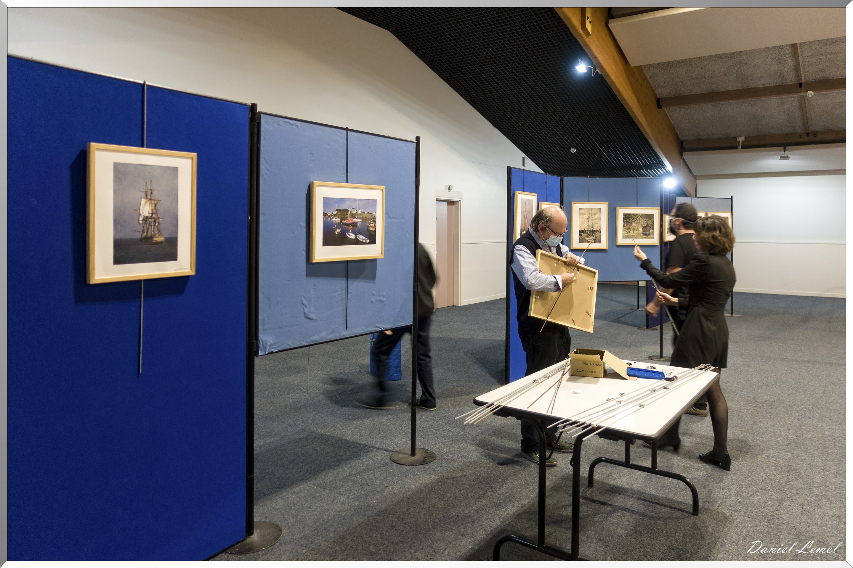 Intallation des photos du club