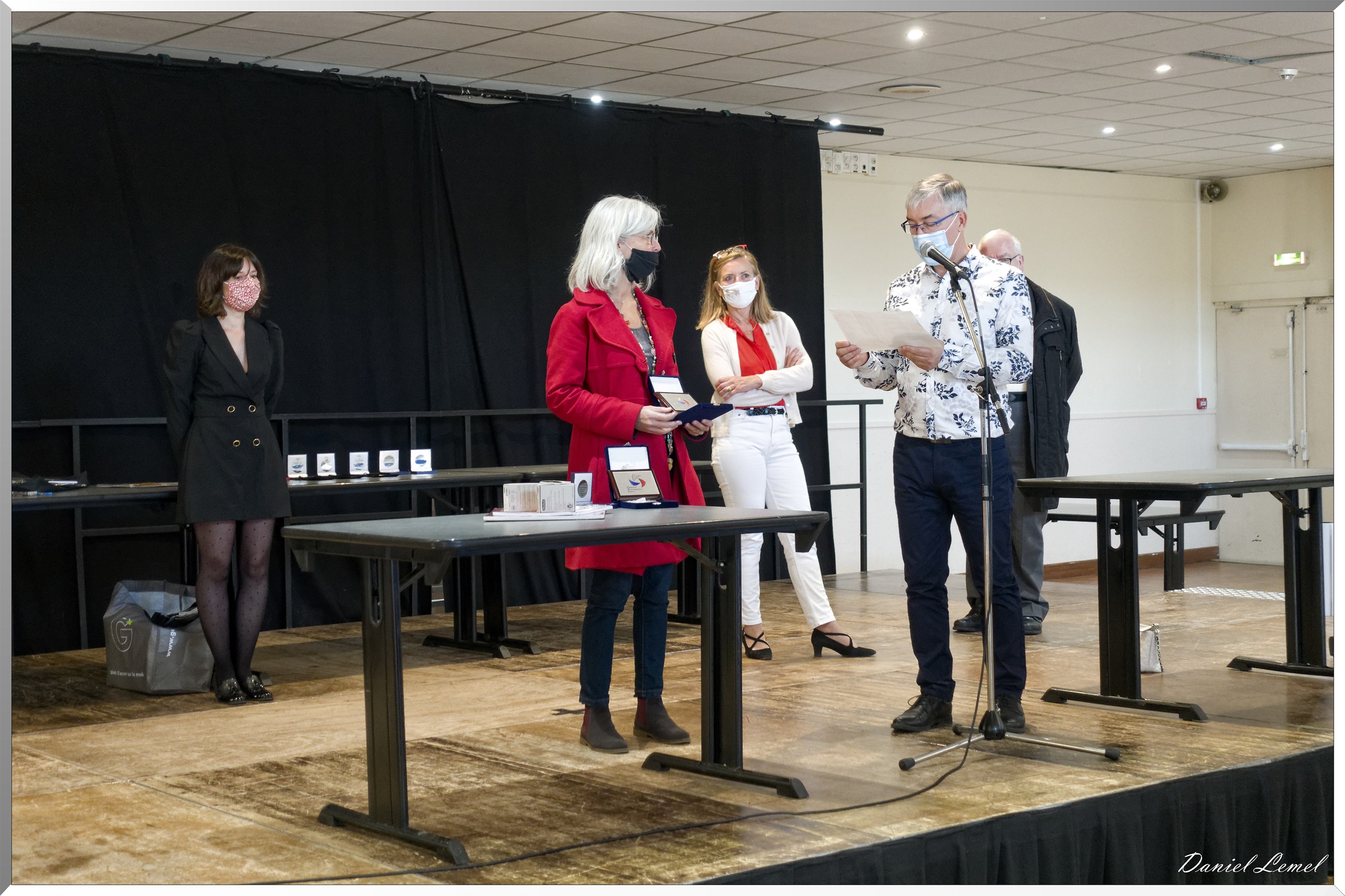 Distribution des prix aux lauréats