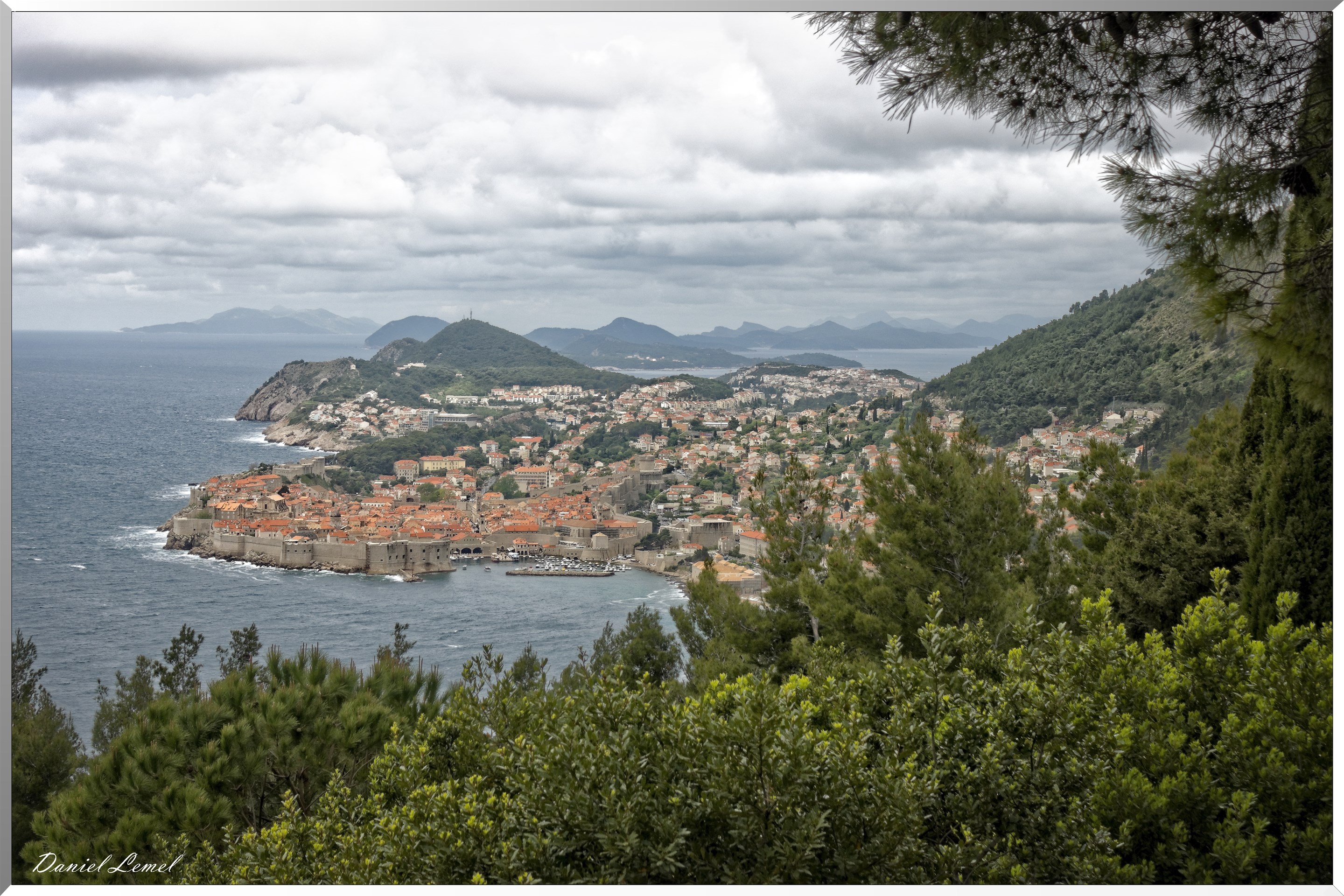 Vue de la vieille ville de Dubrovnik