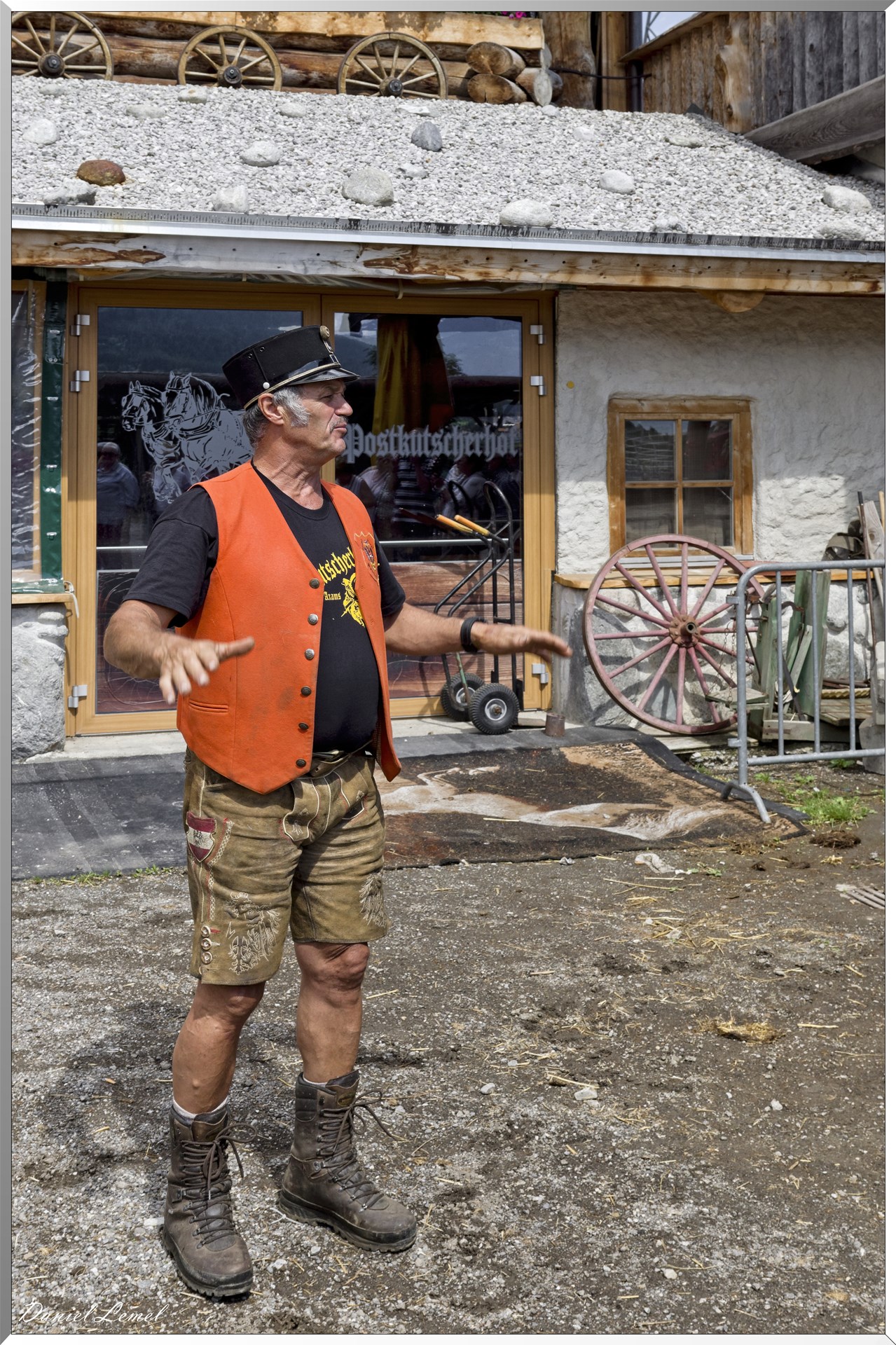 Le sympatique Fritz, le plus célèbre cocher postal d'Autriche !