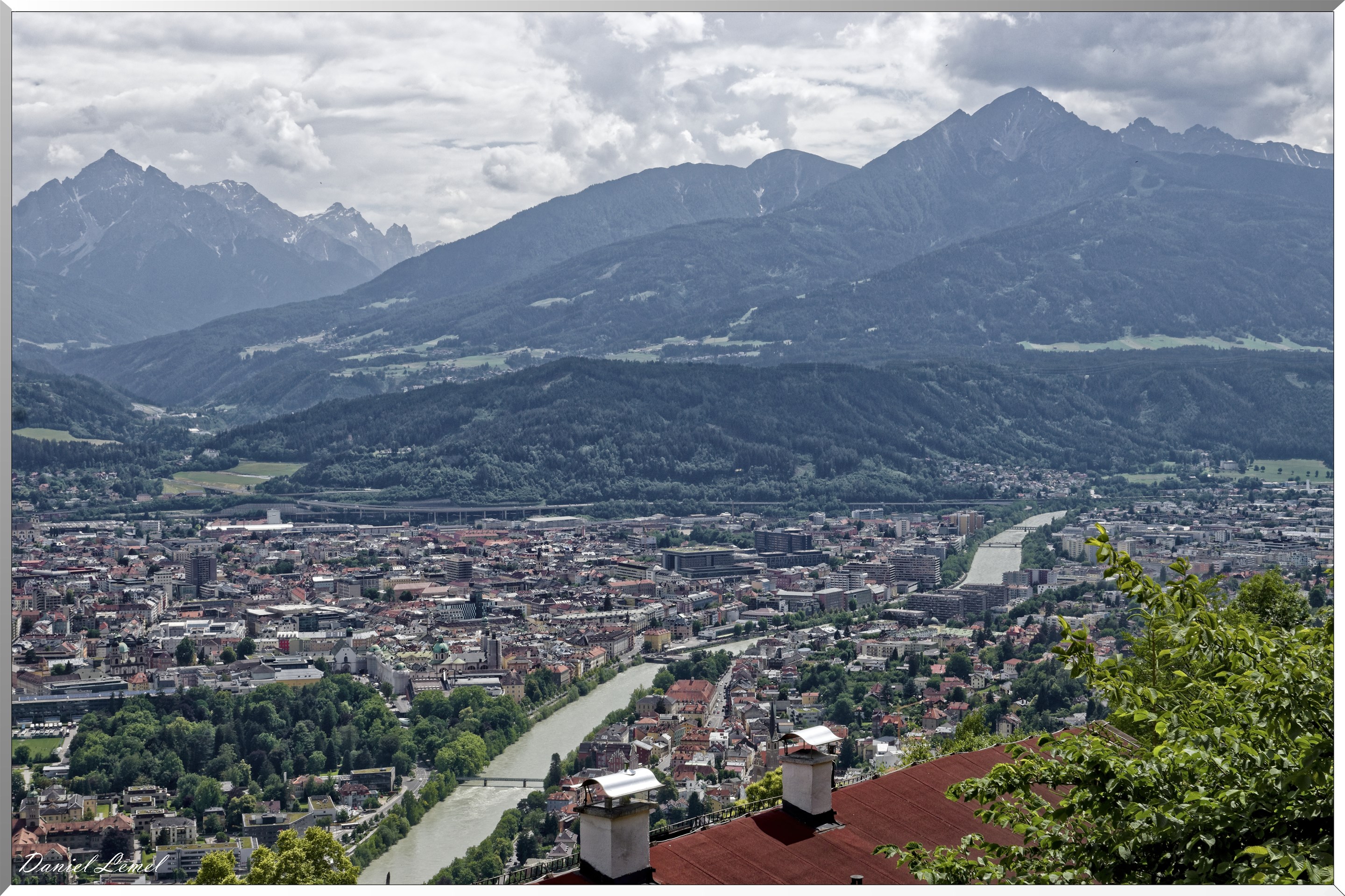 Vue sur la ville d'Innbruck
