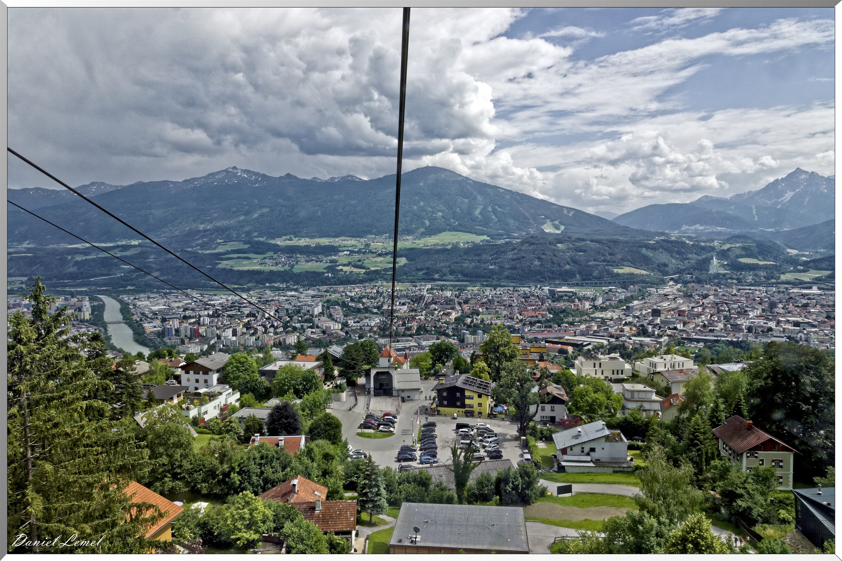 Vue sur la ville d'Innbruck