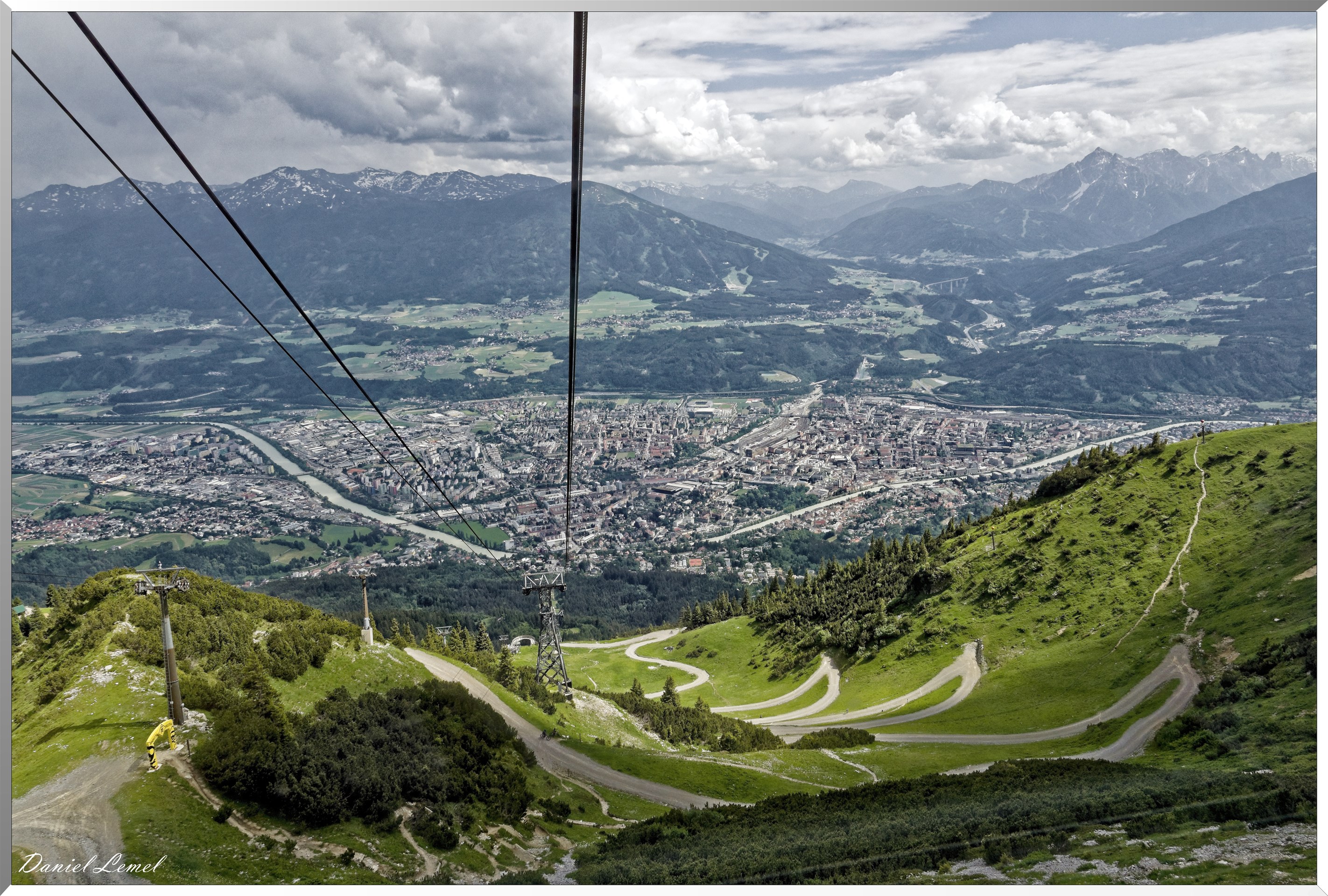 Vue sur la ville d'Innbruck