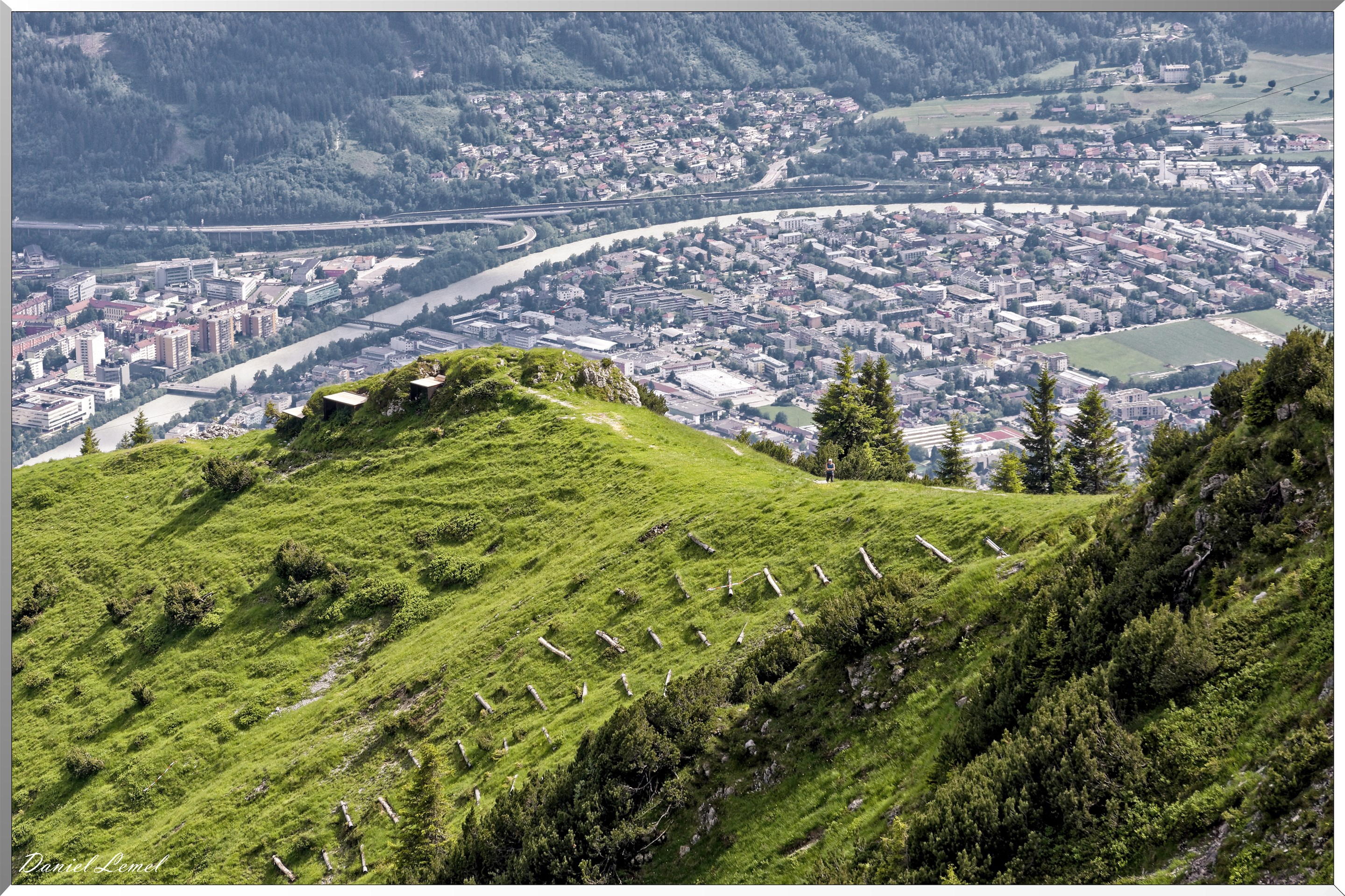 Vue sur la ville d'Innbruck