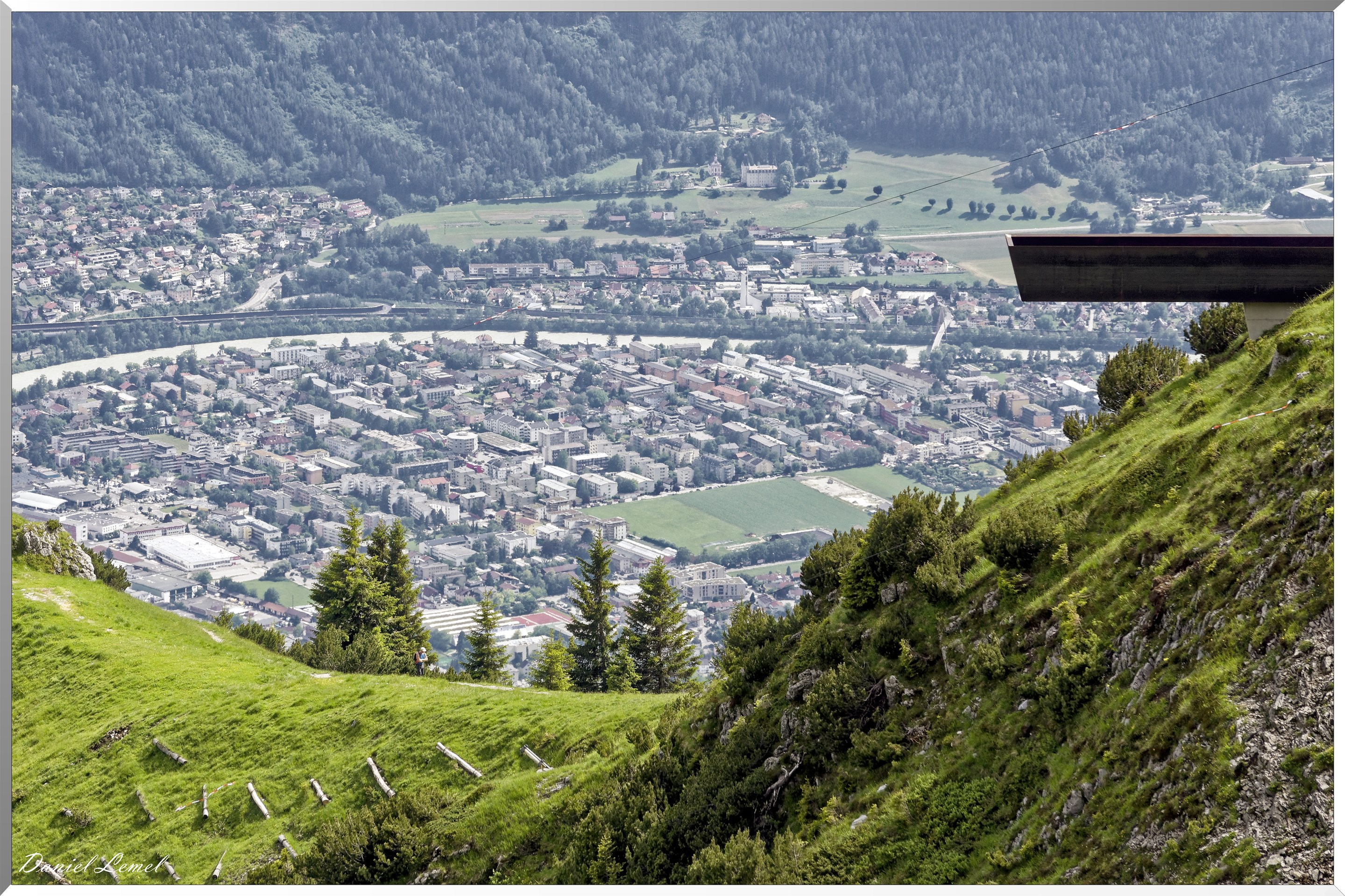Vue sur la ville d'Innbruck