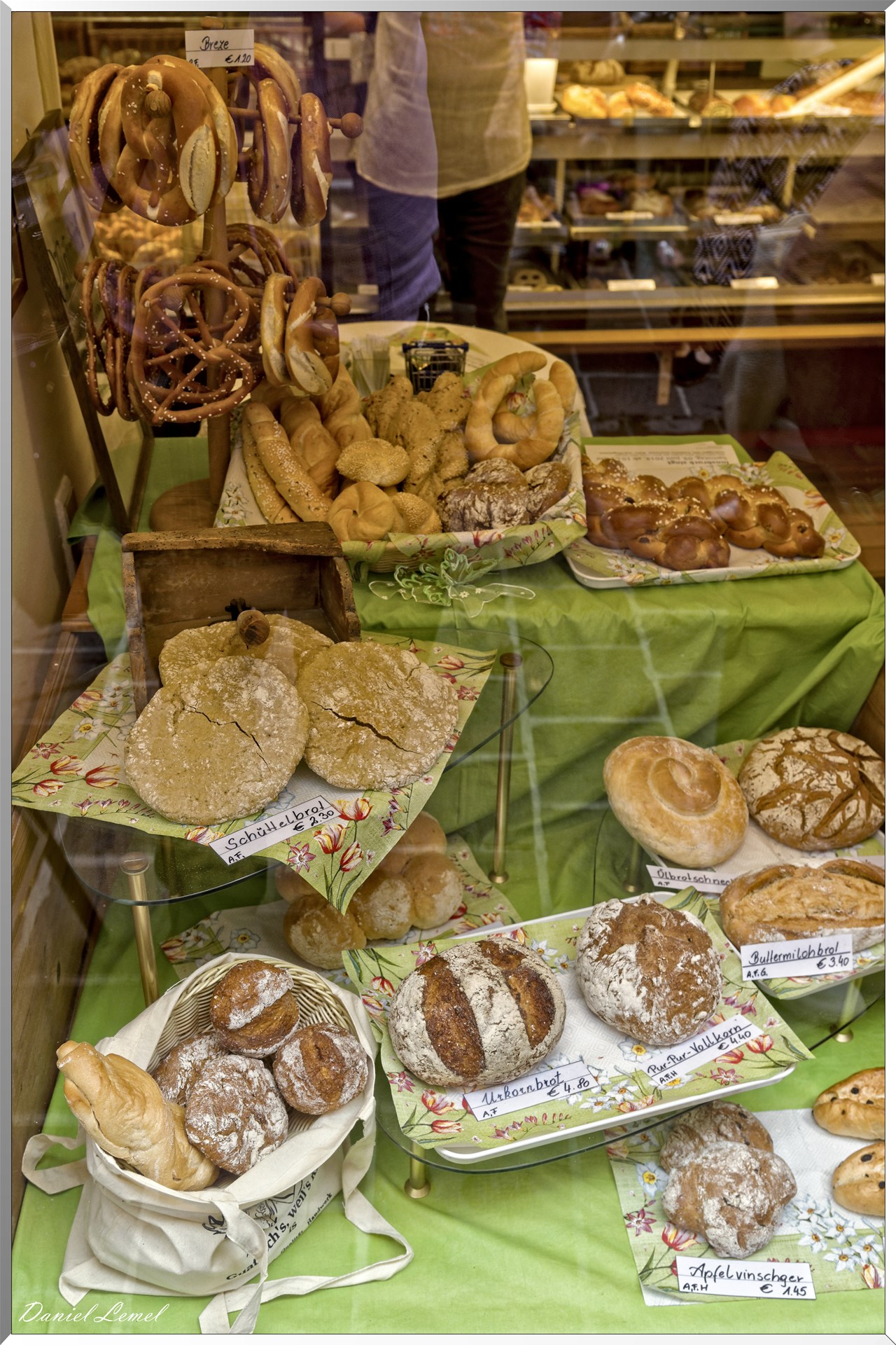Vitrine d'une boulangerie